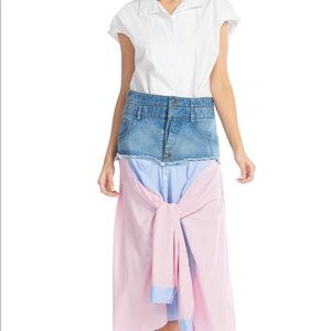 Jean Shirt Skirt